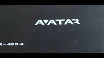 AVATAR 460WATT ABR-460.4 4 CHANNEL AMPLIFIER  4x115 WATT RMS at 4ohm