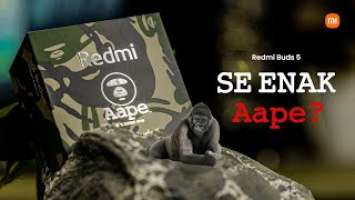 Xiaomi Redmi Buds 5 Bathing Aape Edition  - Review Indonesia