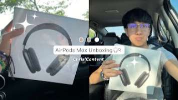 AirPods Max Unboxing ☁️(Space Grey)