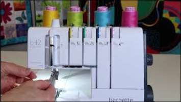 bernette Funlock b42 Coverstitch 6 Threading