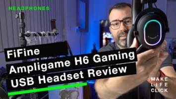 FiFine H6 Gaming Headset Review - Ampligame with Ample Features