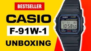 Bestseller! CASIO F-91W-1 Unboxing and Review