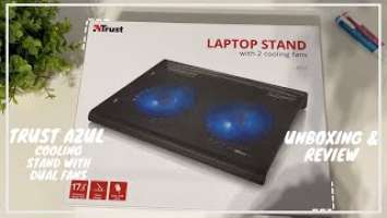 Trust Azul Laptop Cooling Stand With Dual Fans | UNBOXING & REVIEW