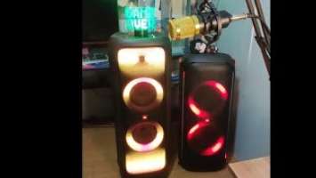 JBL partybox 710 and JBL partybox 1000 daisy chain sound test (copyright music)