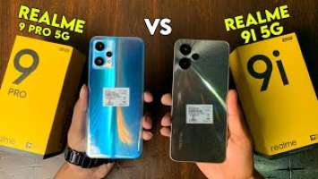 Realme 9i 5G Vs Realme 9 Pro 5G Full Comparison | Speed, Camera And Battery Test !