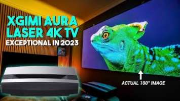 Still Exceptional Huge Home Cinema 150" Laser TV | XGIMI AURA Laser 4K