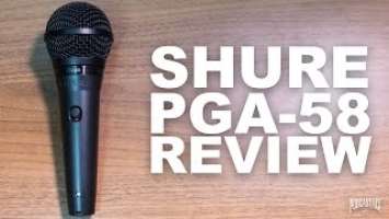 Shure PGA58 Dynamic Mic Review / Test