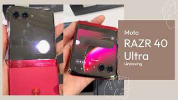 Motorola Razr 40 Ultra Unboxing ! Look and Setup |