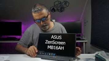 Asus ZenScreen MB16AH  , makes edit video on the go much easier and fun.