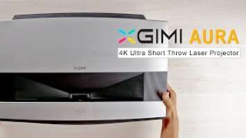 XGIMI AURA 4K Ultra Short Throw Laser Projector | Unboxing & Preview || Oliz Store