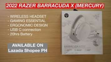 (2024) RAZER BARRACUDA X MERCURY | WIRELESS BLUETOOTH GAMING HEADSET | LAZADA SHOPEE PH