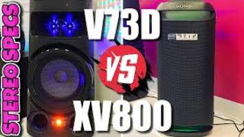 SONY XV800 VS SONY MHC V73D❌BEST SPEAKERS FROM SONY COMPARISON!