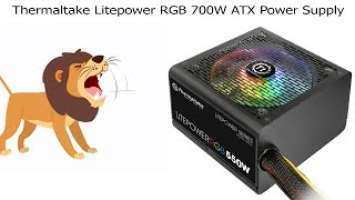 Unboxing فتح باورسبلاي ثرمل تيكOverview Thermaltake Smart RGB 700W PSU 80 Plus