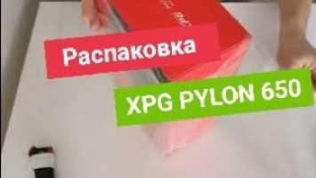 Блок питания XPG PYLON 650 BRONZE, Распаковка