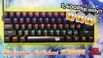 Redragon Lakshmi K606 Full Review | First 60% Keyboard