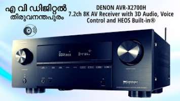 DENON AVR-X2700H 7.2ch 8K AV Receiver with 3D Audio, Voice Control AV DIGETAL TRIVANDRUM