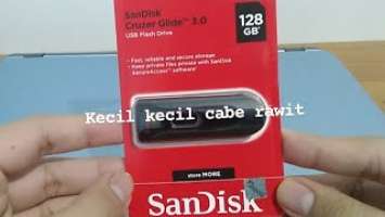 Unboxing USB FLASHDISK SanDisk Cruzer Glide 3.0
