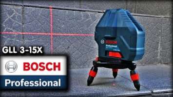 Инструменты выживания строителя/Лазерный нивелир Bosch GLL 3-15X Professional/0601063M00/Laser level