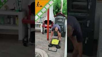 Kärcher S 4 Twin Manual Hand-push Power Sweeper #shorts