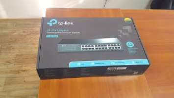 Распаковка TP-LINK TL-SG1024D из Rozetka  /24-портовый гигабитный коммутатор