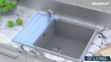 Обзор кухонной мойки GF-LV-660L от GranFest