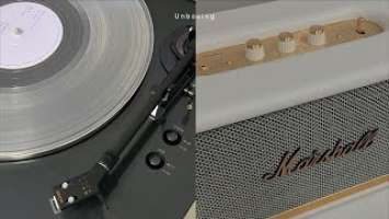   마샬 Stanmore II 언박싱 | 턴테이블 데논 DP-300F | 백예린 Lp 빌리아일리시 Lp | 희정HEEJUNG