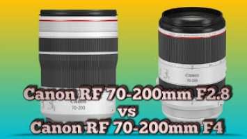 Canon Rf 70-200mm f2.8 vs Canon Rf 70-200mm f4 Tutorial