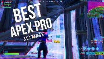 Best Apex Pro Fortnite Settings ⚙⌨ | Fortnite #Shorts
