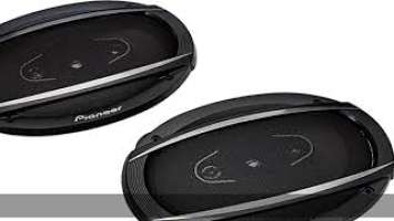 PIONEER TS-A6967S A-Series 6x9 Shallow 4-Way 450 Watts Max Power Black Car Audio Speakers (Pair)