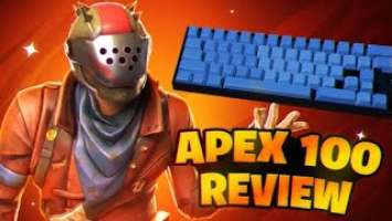 TESTING THE STEEL SERIES APEX PRO 100 KEYBOARD + HAND CAM FORTNITE GAMEPLAY