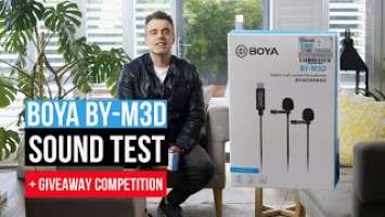 BOYA BY-M3D Dual microphone for podcast and interviews with guests!