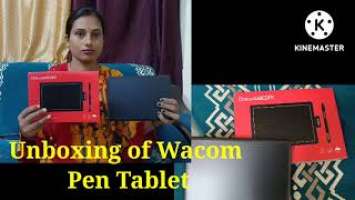 Unboxing Wacom One by CTL-472| Unboxing Wacom Pen Tab| Best Pen Tablet For Online Teaching 2022