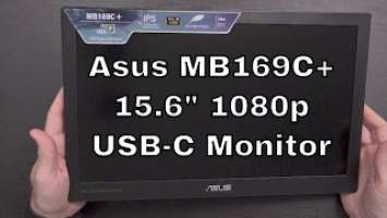 15.6" 1080p USB-C External Monitor? Asus MB169C+