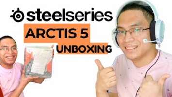 Gaming Headset For Streaming | SteelSeries Arctis 5 2019 Edition RGB (Unboxing) | Sandtol12