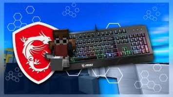 I GOT A NEW KEYBOARD! | MSI Vigor GK20 | Unboxing + Keyboard and Mouse ASMR (Bedwars)