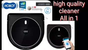 HOBOT LEGEE~688 ACTUAL REVIEW EASY CLEAN FLOOR W/O BROOM AND W/O MOP