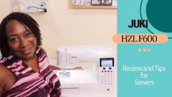 Juki HZL F600  Not Just For Quilters!