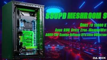GREEN MUSHROOM S [Portable Gaming Rig] 13900K + ROG Strix Z790-I + ASUS TUF RTX 4090 in Meshroom S