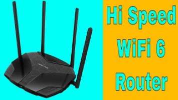 Mercusys MR70X AX1800 Dual-Band WiFi 6 Router  Unboxing and Review