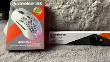 SteelSeries Aerox 3 2022 Snow Edition Unboxing and Review