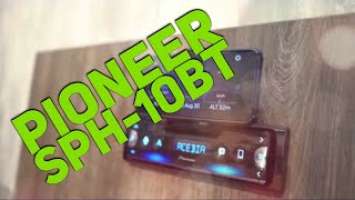 Pioneer SPH-10BT Smartphone Stereo Head Unit Overview