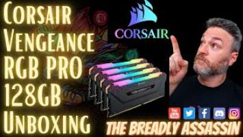 Corsair Vengeance RGB PRO 128GB 3600MHZ DDR4 Unboxing