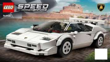 LEGO instructions - Speed Champions - 76908 - Lamborghini Countach