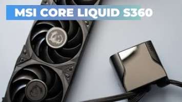 TEST MSI CORELIQUID S360 / K360 - Watercooling optimisé pour intel.