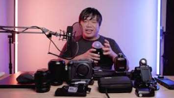 Equipment I use for outdoor portraits (GFX100, Godox V1, Sekonic Meters)