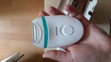 Обзор  на эпилятор  Phillips BRE 245 купленный  в  Sulpak