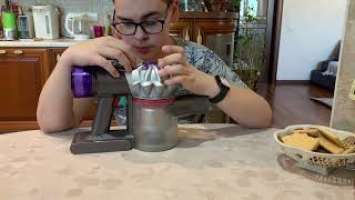 Часть  2 на а Вертикальный пылесос Dyson V8 Absolute, оранжевый