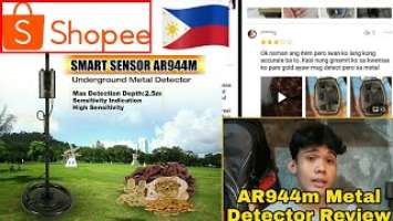 AR944M Metal Detector Review | Shopee Philippines | Metal Detecting Smart Sensor