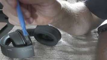 AHG WH-H900N h.ear On 2 and h.ear on MDR-100ABN ear pad installation