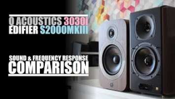 Q Acoustics 3030i + Denon PMA-600NE  vs  Edifier S2000MKIII  ||  Sound & Frequency Resp Comparison